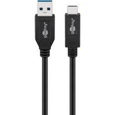 Rund - USB A-USB C - USB-kabel Kabler Goobay USB A/USB C 3.1 (Gen.2) 0.5m