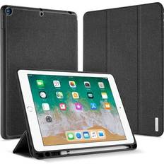 Dux ducis Domo Series Tri-fold Cover til iPad 9.7 2017/2018 m. pen holder Sort