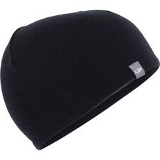 Icebreaker Herre Tilbehør Icebreaker Merino Pocket Beanie Unisex - Black/Gritstone Heather