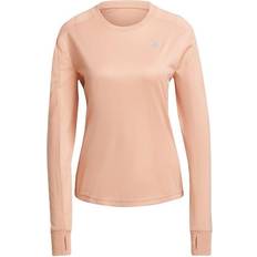 adidas Own the Run Long Sleeve T-shirt Women - Ambient Blush