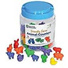 Learning Resources Figurer Learning Resources Cass film Set of 72 items-Farm, Figures for learning to count