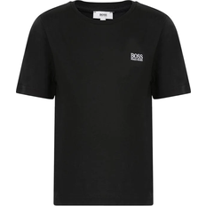 Hugo Boss T-shirts Børnetøj Hugo Boss Short-sleeved Cotton T-shirt - Black (J25P14-09B)