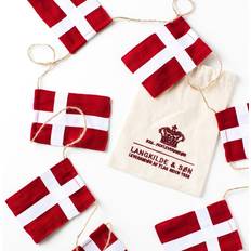 Rød Festartikler Langkilde & Søn Party Decorations Bunting Banner Large