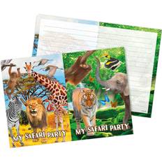 Folat Safari invitationer, 8 stk
