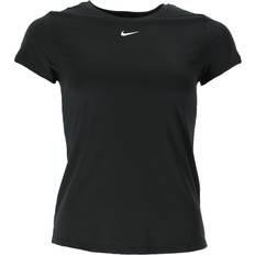 36 - Dame - XL T-shirts & Toppe Nike Dri-Fit One Slim-Fit T-shirt Women - Black/White