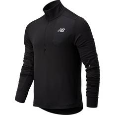 New Balance Elastan/Lycra/Spandex - Herre - XXL T-shirts & Toppe New Balance Heat Grid Half Zip Top Men - Black