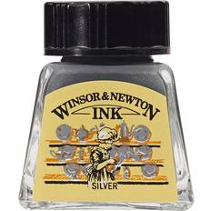 Winsor & Newton Sølv Akrylmaling Winsor & Newton W&N Drawing Ink Silver 14 ml