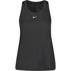 32 - Sort Toppe Nike Dri-Fit One Slim Fit Tank Top Women - Black/White