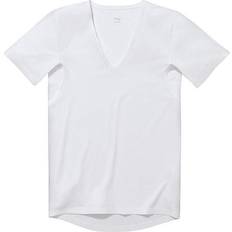 Mey V-Neck Serie Dry Cotton T-shirt - White