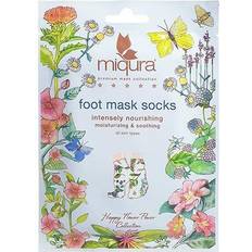 Fodmasker Miqura Flower Foot Mask