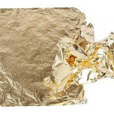 Papir Bladmetal, ark 16x16 cm, guld, 25ark