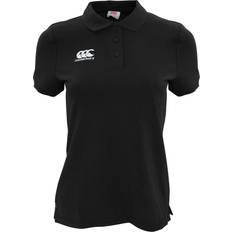 32 - Sort Polotrøjer Canterbury Women's Waimak Short Sleeve Pique Polo Shirt - Black