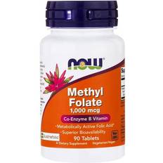 Now Foods B-vitaminer Kosttilskud Now Foods Methyl Folate- 1.000 mcg (90 tablets)