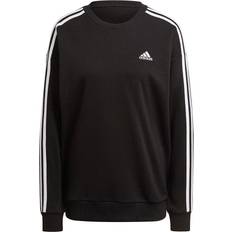 26 - Dame - Sweatshirts Overdele adidas Women Essentials Studio Lounge 3-Stripes Sweatshirt - Black/White