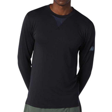 New Balance Elastan/Lycra/Spandex - Herre - XXL Tøj New Balance Q Speed 1Ntro Long Sleeve T-shirt Men - Black