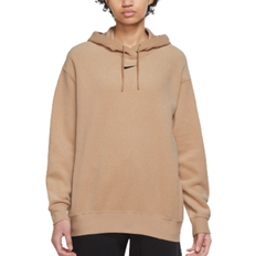 16 - 48 - Dame - Hoodies Sweatere Nike Sportswear Essentials Soft Hoodie Women - Hemp/Black