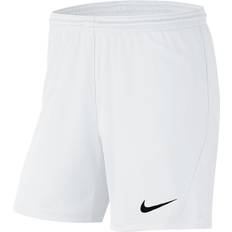 Nike Dame - Fitness - Træningstøj - XL Shorts Nike Park III Knit Shorts Women - White/Black