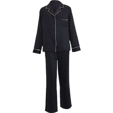 Dame - Polyester Pyjamasser Bluebella Claudia Shirt and Trouser - Black