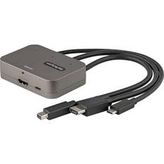 DisplayPort mini - Kabeladaptere Kabler StarTech USB C/HDMI/DisplayPort Mini-HDMI/USB Micro B M-F 0.26 0.3m