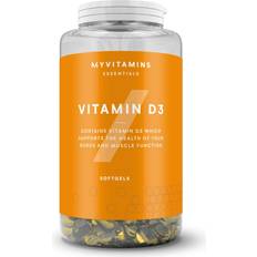 Myvitamins C-vitaminer Vitaminer & Kosttilskud Myvitamins Vitamin D3 Softgels 360 stk