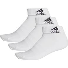 Adidas Dame - Elastan/Lycra/Spandex Strømper adidas Cushioned Ankle Socks 3-pack Unisex - White