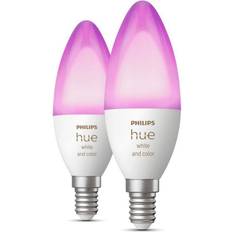 Philips Hue E14 - Krone Lyskilder Philips Hue WCA B39 EU LED Lamps 4W E14