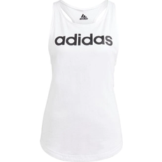 4 - L Toppe adidas Essentials Big Logo Tank Top - White/Black