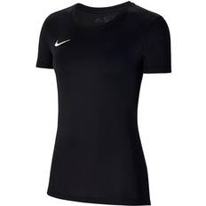 M - Slim - Sort Overdele Nike Dri-FIT Park VII Jersey Women - Black/White