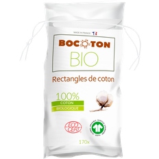 Vatrondeller Bocoton Bio Rectangles vatrondeller 170 stk