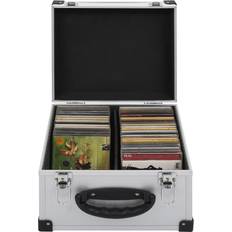 vidaXL Aluminum ABS CD Case for 40 CDs