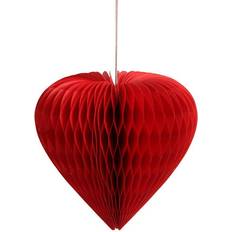 Folat Honeycomb heart 30 cm Red
