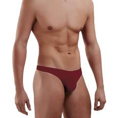 Doreanse Men Basic G-String Thong - Wine Red