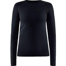 Dame - Polyester - Skiløb Undertøj Craft Sportswear Core Dry Active Comfort LS Women - Black