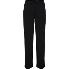Dame - Elastan/Lycra/Spandex - S Bukser Vero Moda Zamira Normal-High Trouser - Black