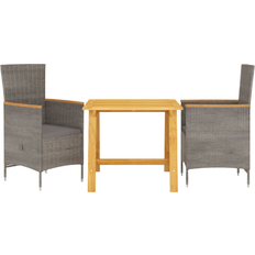 vidaXL 3068706 Havemøbelsæt, 1 borde inkl. 2 stole