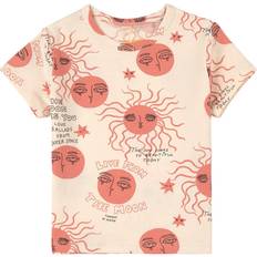 Mini Rodini Moon And Sun T-shirt - Pink (2212010128)