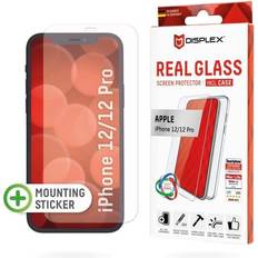 Displex Glas Mobiltilbehør Displex 2D Real Glass + Case for iPhone 12/12 Pro
