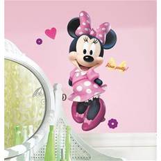RoomMates Pink Vægdekorationer RoomMates Minnie Mouse Bow Tique Giant Wall Decal