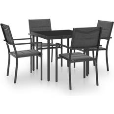 vidaXL 3073532 Havemøbelsæt, 1 borde inkl. 4 stole