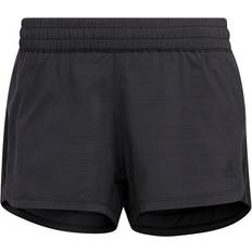 Adidas Dame - Fitness - XL Shorts adidas Pacer 3-Stripes Woven Heather Shorts Women - Black/Black