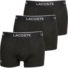 Lacoste Boxsershorts tights Underbukser Lacoste Casual Trunks 3-pack - Black