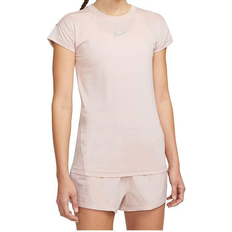 Mesh - Pink Overdele Nike Dri-FIT Run Division Short-Sleeve Running T-shirt Women - Pink Oxford/Sail/Reflective Silver
