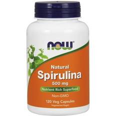 Now Foods Spirulina Natural, 500mg 120 vcaps