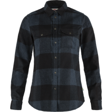 Polyamid - Ternede Overdele Fjällräven Canada Shirt W - Navy/Black