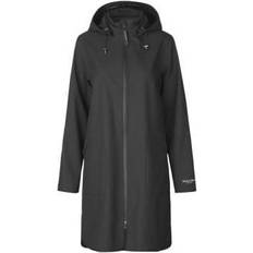 20 - Dame - Polyester Regntøj Ilse Jacobsen Rain128 Raincoat - Black