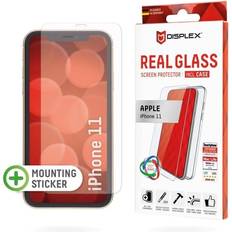 Displex Glas Mobiltilbehør Displex 2D Real Glass Screen Protector + Case for iPhone 11