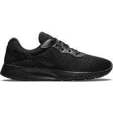 Nike Dame - Snørebånd - Tekstil Sneakers Nike Tanjun W - Black/Barely Volt/Black