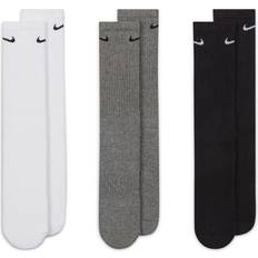 Nike Dame - Polyester Strømper Nike Everyday Cushioned Training Crew Socks 3-pack Unisex - Multi-Colour