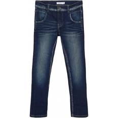 Name It Power Stretch Slim Fit Jeans - Blue/Dark Blue Denim (13180595)