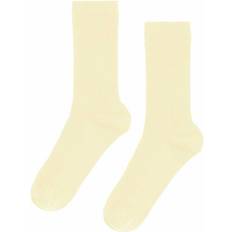 Bomuld - Dame - Gul Strømper Colorful Standard Women Classic Organic Socks - Soft Yellow